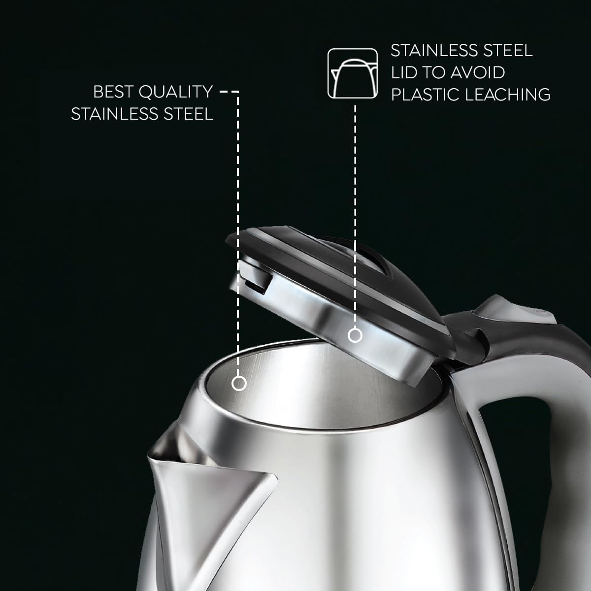 Judge by Prestige ACE 1.5 L Stainless Steel Kettle